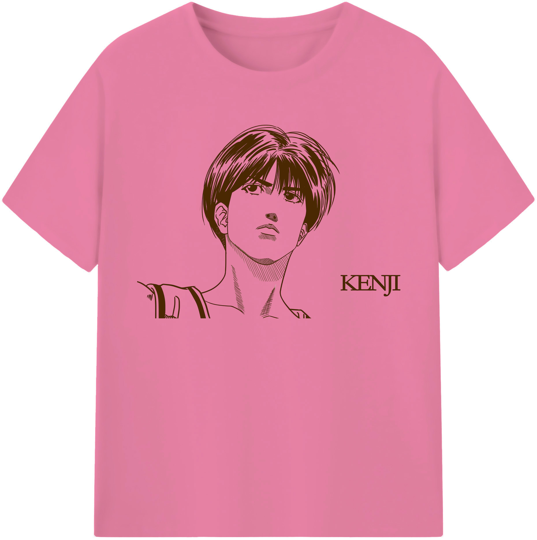 SLAM DUNK／スラムダンク 綿100％半袖Tシャツ（フロントプリント）